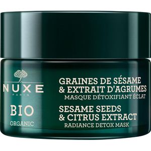 Nuxe Bio Organic Graines de Sésame & Extrait D'Agrumes Masque Détoxifiant Éclat Masker Alle Huidtypen 50ml