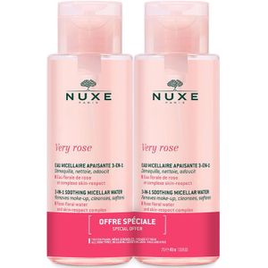Nuxe Very Rose Micel. Water Gevoel.3en1 Pn 2x400ml