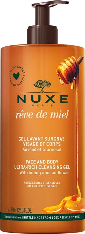 NUXE - Rêve de Miel - Reinigingsgel - 750 ml