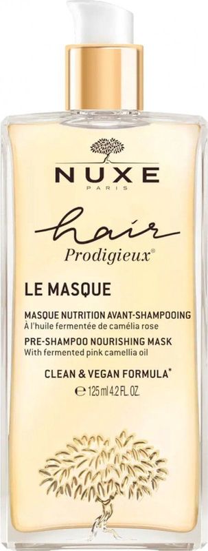 Nuxe Hair Prodigieux Pre-Shampoo-Maske Haarmasker, 125 ml