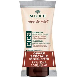Nuxe Reve de Miel Cica Hand Cream 50 ml + 50 ml