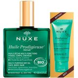 Nuxe - Huile Prodigieuse - Multi-Purpose Dry Oil - 100 ml - Met Prodigieux Néroli Shower Gel - 30 ml