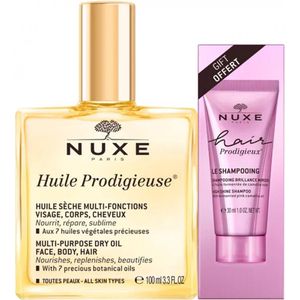 Nuxe huile prodigieuse 100ml + hair prodigieux le shampooing 30ml