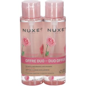 Soothing Cleansing Micellair Water - 2 x 400 ml - Vegan - Rozenextract