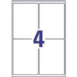 Avery - J8169-25 - Etiketten - 99.1x139mm - Wit - 100 Stuks