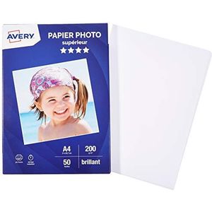 Avery Fotopapier A4, 200 g/m2, 50 vellen