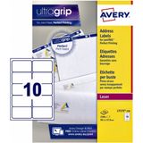Avery - L7173-250 - Etiketten - Wit - 99.1x57mm - 2500 Stuks