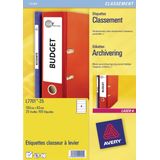 Avery Zweckform - Gekleurde Ordnerrugetiketten - Blauw - Permanent - 100 stuks