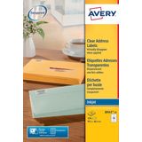 Huismerk Avery J8563-25 Inkjet Etiket 99,1x38,1
