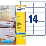 Etiket avery j8562-25 99.1x33.9mm tr 400stuks