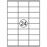 Huismerk Avery DP246-100 Universele Etiket 70x36mm Wit