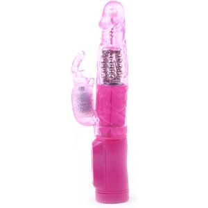 Prolink Novelties® 'jack Rabbit' Tarzan Vibrator roze 15 standen Vibrator passion wave