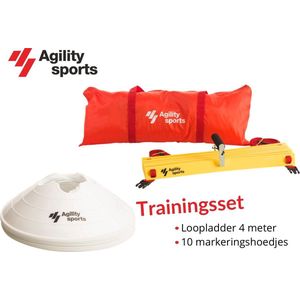 Trainingsset Agility Sports | Loopladder | trainingsladder | Speedladder | Pionnenset | Wit |