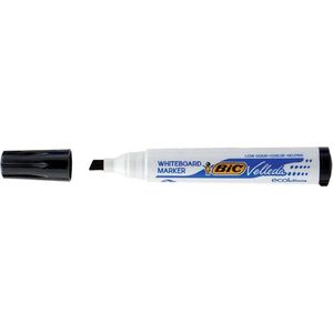 Viltstift bic 1751 whiteboard schuin l zwart | Omdoos a 12 stuk | 12 stuks