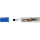 Viltstift Bic 1781 whiteboard schuin blauw 3.2-5.5mm | 12 stuks