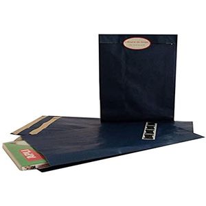 agipa 101654 geschenkenveloppen kraftpapier medium blauw