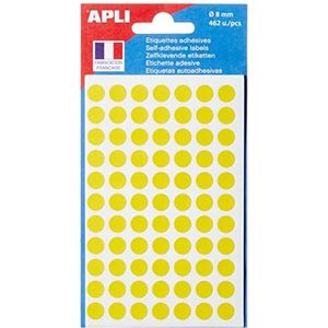 Apli 111834, zak met 462 gele tabletten, Ø 8 mm