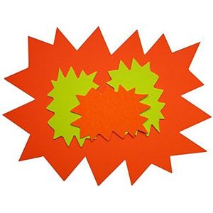 agipa 114910 signaaletiketten ""Ster"", 240 x 320 mm, geel/oranje