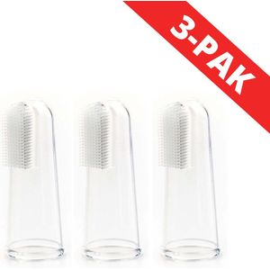 Vingertop tandenborstel oraNurse | Kleine tandenborstel | gevoelig | Baby | 3 Pak