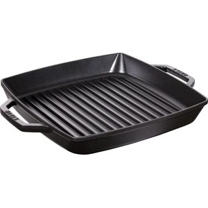 Staub - Grillpan - Zwart - Gietijzer - 28 cm