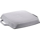 Staub grillpan - inductie - vierkant - 28 cm - grafietgrijs