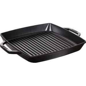 Dubbelzijdige Pan, Vierkante Koekenpan 32 Cm/12,6 Inch Grillpan voor
