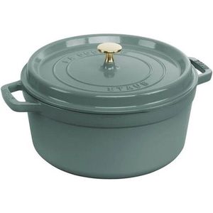 Staub Braadpan Rond eucalyptus limited edition