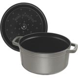 Staub - Cocotte - Rond - Grafietgrijs - 26 cm - 5,25 l