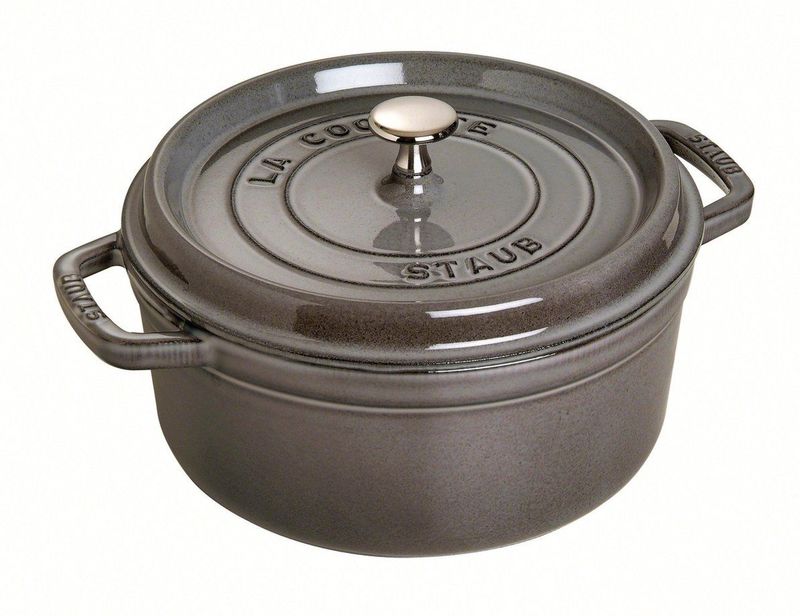 Staub - Cocotte - Rond - Grafietgrijs - 26 cm - 5,25 l