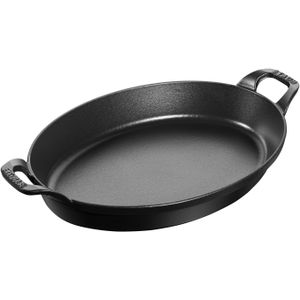 Ovale Schotel 32cm -2.2l Zwart Staub 1303323