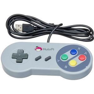 HutoPi USB-controller SNES (PC), Controller, Veelkleurig