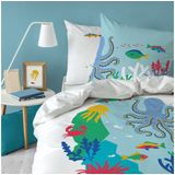 Matt & Rose Dekbedovertrek Oceaan - Eenpersoons - 140 x 200 cm - Katoen