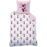 Disney Minnie Mouse Dekbedovertrek Shopping - Eenpersoons - 140 X 200 cm - Katoen