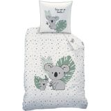 Matt & Rose - Dekbedovertrek - Koala - Katoen - 140 x 200 cm + 63 x 63 cm