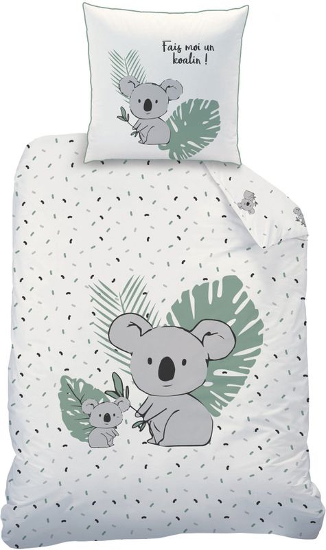 Matt & Rose - Dekbedovertrek - Koala - Katoen - 140 x 200 cm + 63 x 63 cm