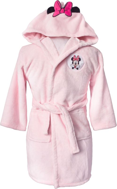 Disney - Minnie Mouse Badjas - Roze - 100% Polyester