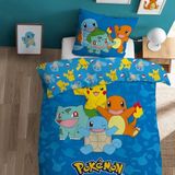 Dekbedovertrek - Wit - Katoen - Enkelzijdig Bedrukt