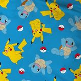 Dekbedovertrek - Wit - Katoen - Enkelzijdig Bedrukt