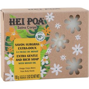 HEI POA® Extra Milde Surgras Vaste Zeep - Monoï - 100g