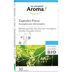 Le Comptoir Aroma Organic Essential Oil Force Capsules 30 Capsules