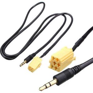 Aux kabel geschikt voor Fiat Lancia Alfa romeo autoradio