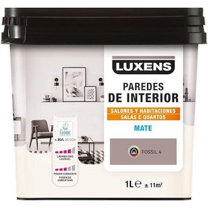 Luxens - muurverf - 1L - 10m2 - heartwood / roze / paars / fossil / oud roze