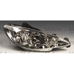 VALEO - ORIGINAL PART - Koplamp - Rechts - Halogeen - Voor PEUGEOT 6206A0