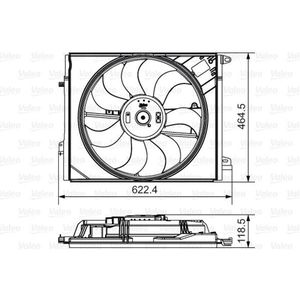 VALEO - Radiator Ventilator - Motor Ventilator - Koelventilator