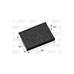 Valeo - Interieurfilter - Carbon Filter - 266 mm - Voor Peugeot