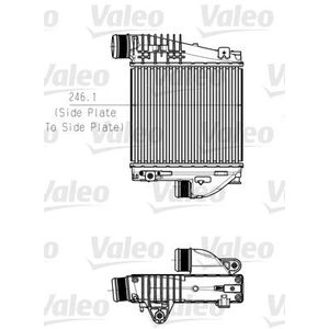 VALEO - Intercooler - Aluminium - 818290 - Tussenkoeler voor OPEL, FIAT, TOYOTA