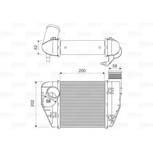 VALEO - Intercooler - Audi - 4F0145805AA - 4F0145805AD - 4F0145805J - Luchtgekoeld