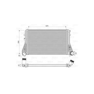 Intercooler, Inlaatluchtkoeler Audi, Seat, Volkswagen Valeo 818339