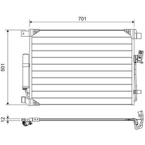 Condensator, airconditioning VALEO 822605