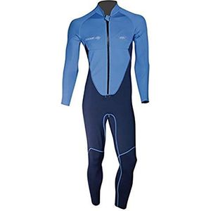 Beuchat Men's ATOLL Eendelig wetsuit met ritssluiting aan de voorkant, atollblauw, X-Large